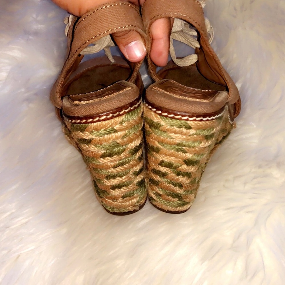 TORY BURCH Wedge Espadrille Sandal - Picture 5 of 6